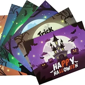 72Pcs Halloween Greeting Cards with Envelopes