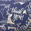 72Pcs Neon Blue Thank You Cards