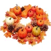 72Pcs Thanksgiving Artificial Pumpkins Home Decoration