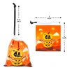 72pcs Plastic Halloween Drawstring Bags