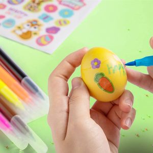 Egg Dye Tablets with Stencil and Colored Pen – KLEVER KITS