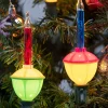 9 LED Multicolor Christmas Bubble String Lights 8.8ft