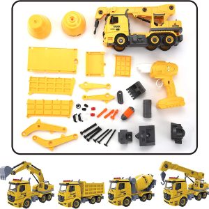 4 in 1 Remote Control Construction Truck Super Value Pack