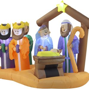 7ft Large Christmas Scene Inflatable