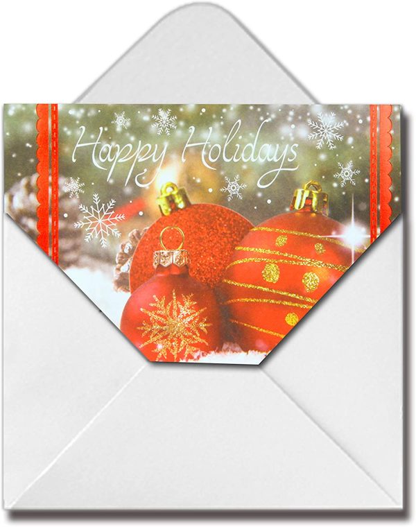 72pcs Foil Christmas Card Greetings