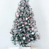 88pcs White and Rose Gold Christmas Ornaments