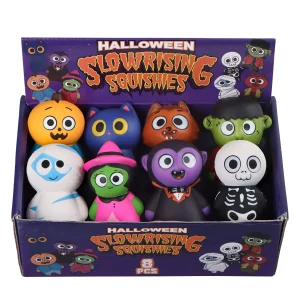8Pcs Slow Rising Squishy Figures for Halloween