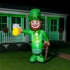 8ft Jumbo St. Patrick's Day Standing Leprechaun