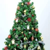 90pcs Red Green and Gold Christmas Ornaments
