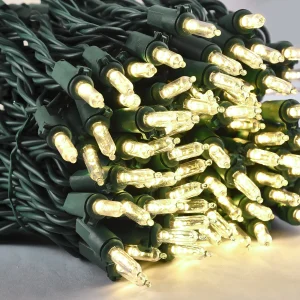 900 LED Clear Led Green Wire String Lights