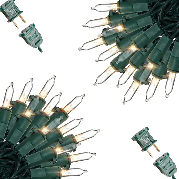 900 LED Clear Led Green Wire String Lights