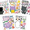 40pcs Make Your Own Halloween Characters Sticker Sheets
