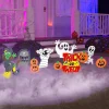 9pcs Corrugate Yard Stake Signs Halloween Decorations