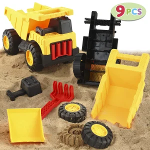 9pcs Take Apart Construction Beach Truck Toys