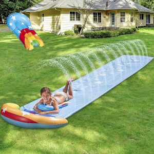 Water slip slide with Bodyboard – SLOOSH