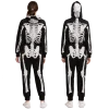 Adult Women Skeleton Pajamas Halloween Costume