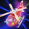 2pcs Toy Fire Truck and Helicopter Toy Rescue Vehicle