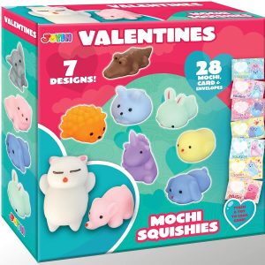28 Pcs Cute Valentines Day Gift Cards for Kids