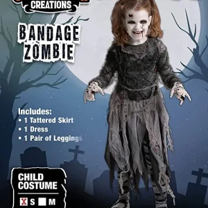 Girls Bandage Zombie Halloween Costume
