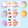 8pcs Kids Halloween Bath Bombs with Mochi Soft and Yielding Toys