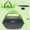 Green Beach Tent with UV Protection