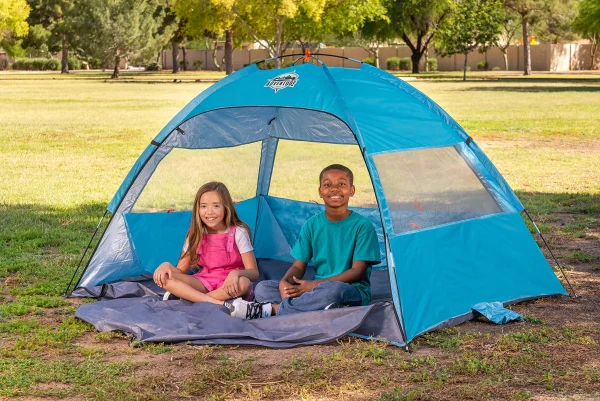 Light Blue Beach Tent with UV Protection