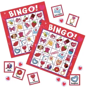 28 Players Valentine’s Day Bingo Set