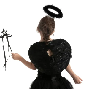 Black Angel Wings Halloween Costume