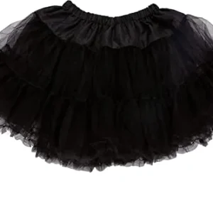 Womens Halloween Black Tutu Skirt