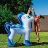48in Blue Inflatable Ride A Unicorn Sprinkler
