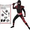 Boy Red Ninja Kungfu Halloween Costume