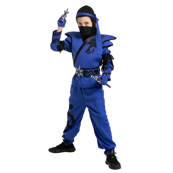 Boys Blue Ninja Halloween Costume