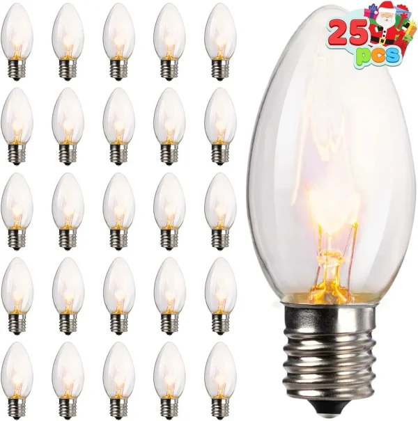25pcs C9 Christmas Replacement Light Bulb