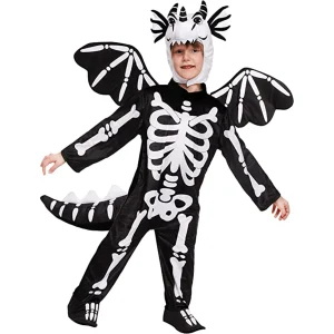 Child Dragon Skeleton Halloween Costume