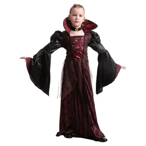 Girls Victorian Vampire Halloween Costume