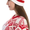 Womens Warm Snow Knit Beanie Santa Hat