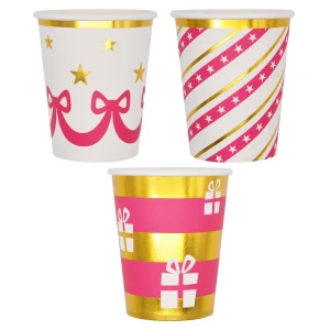 48pcs Multicolor Christmas Disposable Cups 9oz