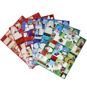 216pcs Christmas Gift Tag Stickers