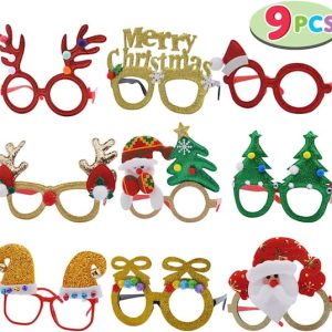 9pcs Christmas Glasses Frames