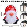 2pcs Christmas Gnome Porch Light Covers