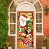 3pcs Gingerbread Man Santa  and Elf Door Cover