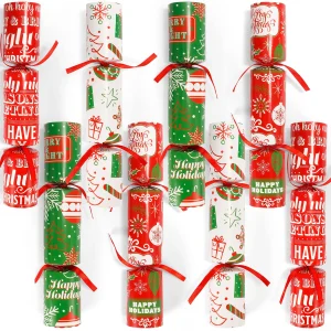 Christmas Party Table Favors (Colorful), 8Pack