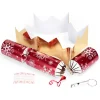12pcs Red And White No Snap Christmas Crackers