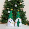 2pcs Couple Plush Gnome Ornaments