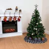 Buffalo Plaid Christmas Tree Skirt 36in