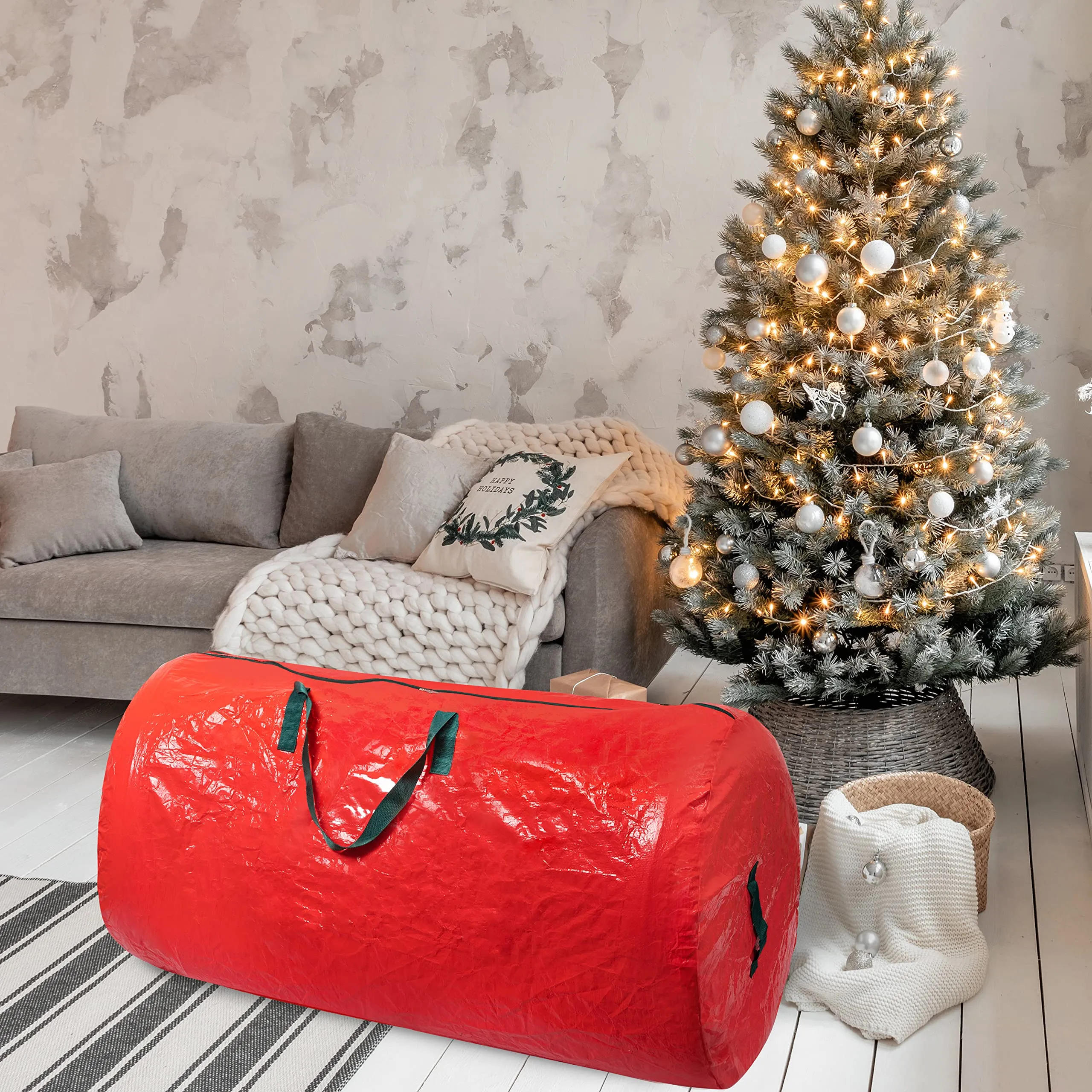 Christmas Tree & TreeKeeper's Tree Storage Bag For $70 In San Jose, CA |  For Sale & Free — Nextdoor