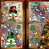 300pcs Christmas Gnome Window Clings