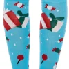 5pcs Women Christmas Patterned Knee High Socks