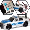 City Emergency Vehicle Toy Set with Police Car