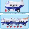 City Hero Friction Powered Transport Cargo Airplane Toy
